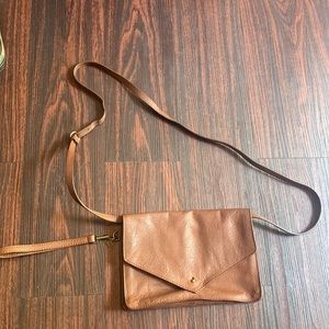 Lucky Brand- Faux Leather Cross Body Purse